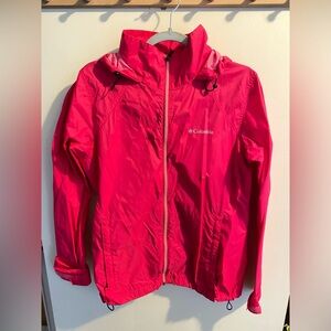 Hot Pink Columbia Windbreaker
